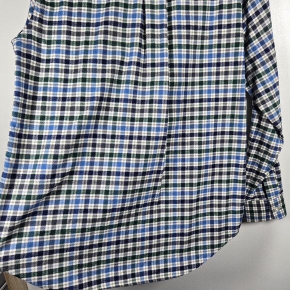 Vineyard Vines Slim Fit Whale Shirt Long Sleeve Button Down Flannel Size Medium - Picture 10 of 13